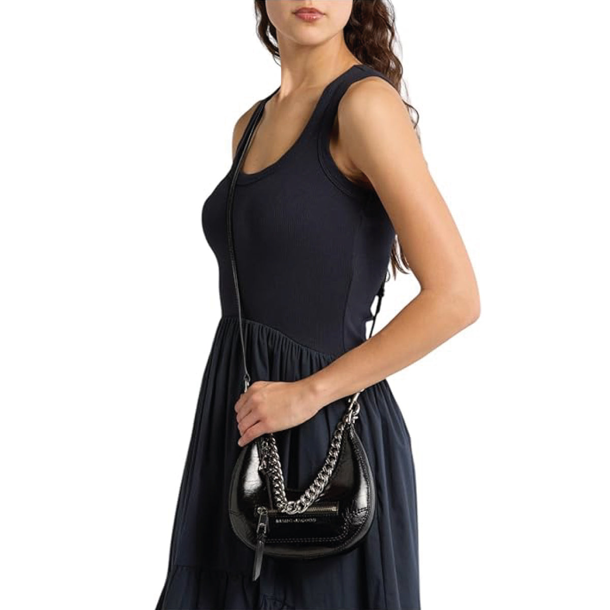 Crossbody Marc Jacobs de Cuero negro Crescent negro