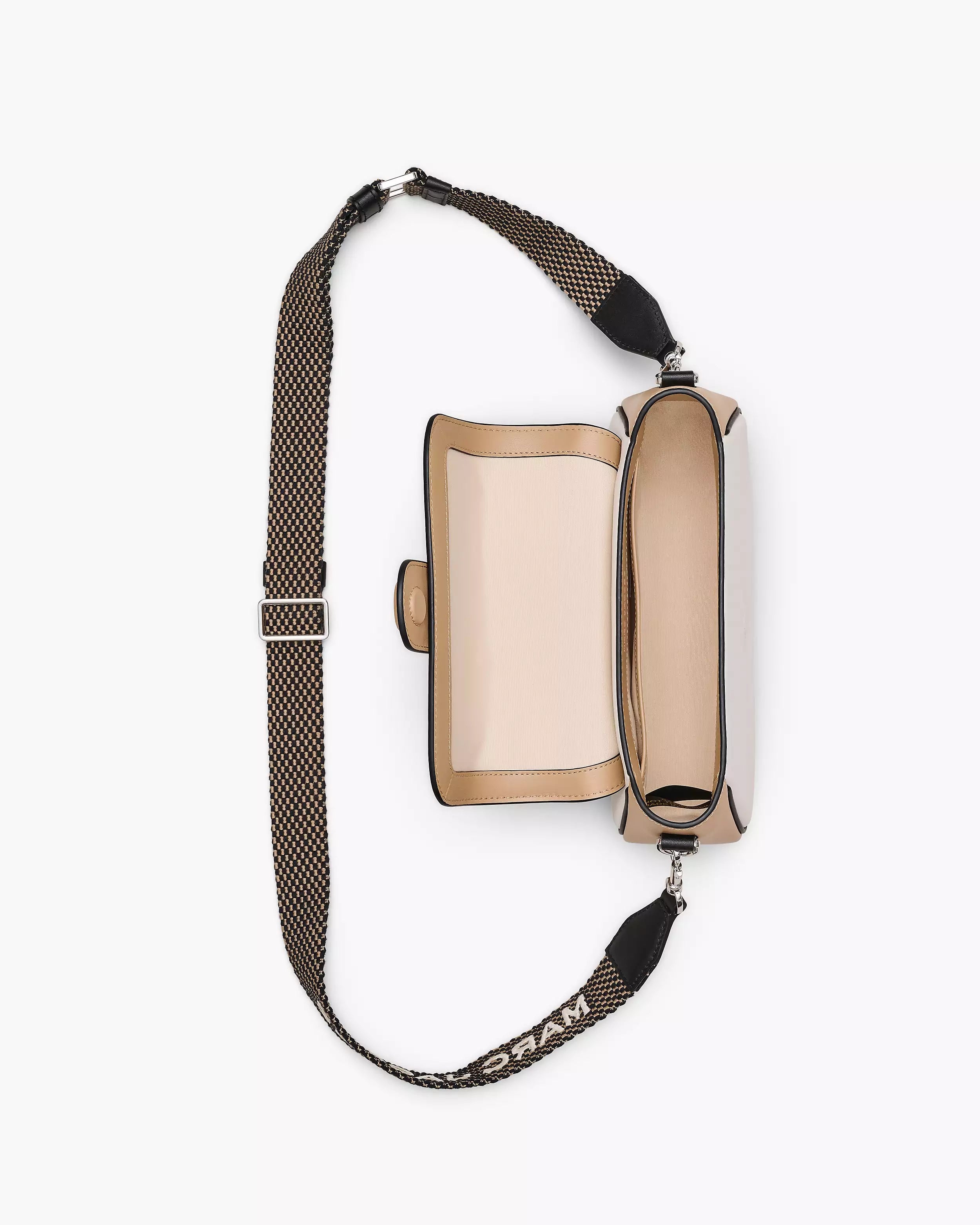 Crossbody Marc Jacobs beige/blanco