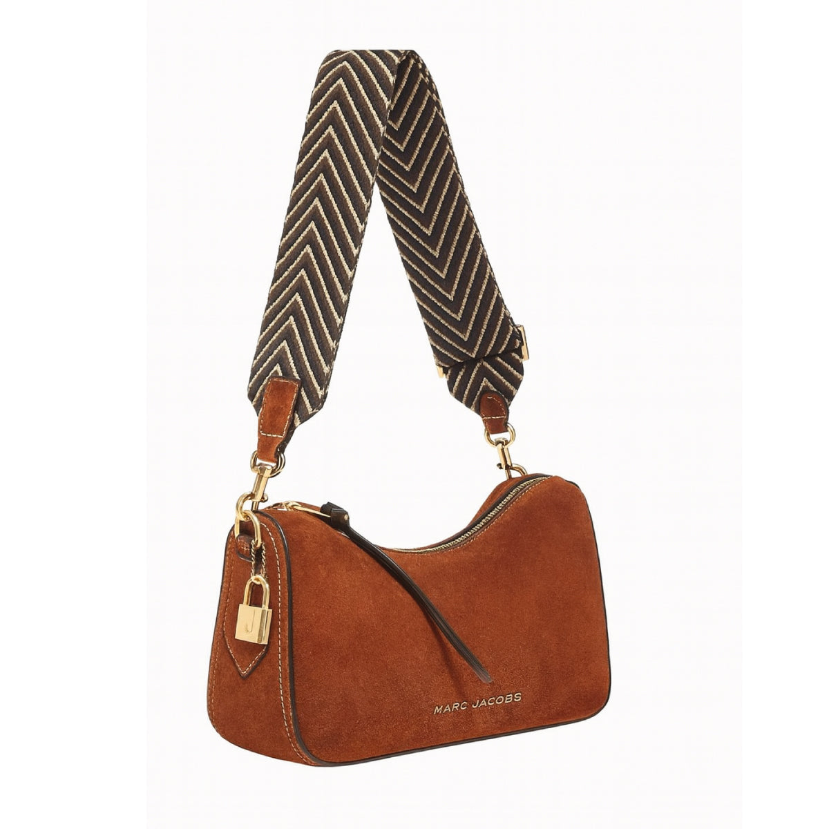 Cartera Marc Jacobs The Shoulder Suede Taupe